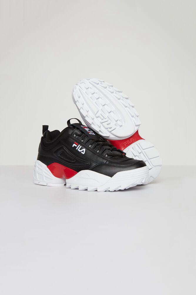 Fila Disruptor 2 Lab Black Sneakers Mens - NZ 89750-FYLJ